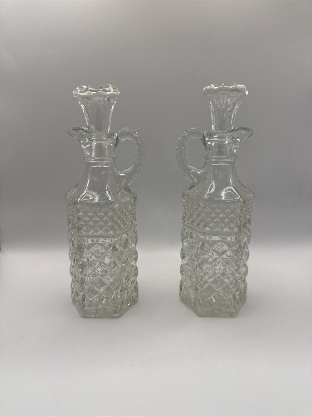 Vintage Wexford Oil & Vinegar Cruet Set by Anchor Hocking